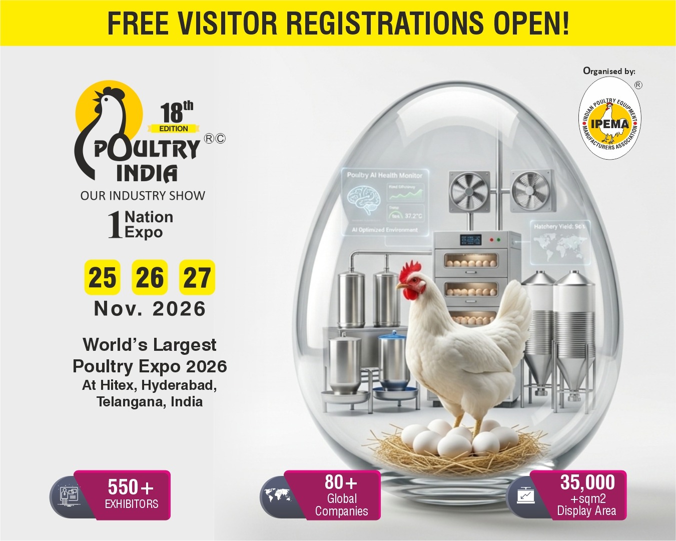 Poultry India 2026 — Free Visitor Registration