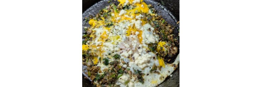 Mushroom and spinach eggs recipe — Kanika Madan Sinha