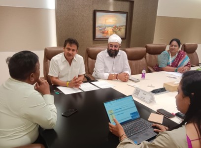 Hyderabad — IPEMA–Poultry India management team meets HITEX Director Mr. Kuna Shankar