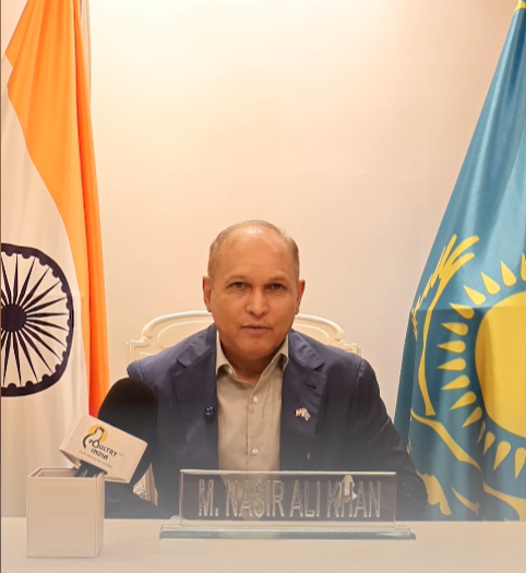 India's 80th Independence Day greetings from H.E. Dr. Nawab Mir Nasir Ali Khan, Honorary Consul of Kazakhstan