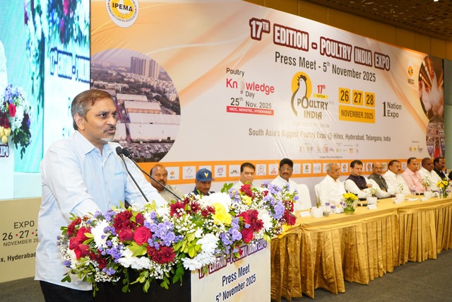 Curtain raiser press meet for the 17th Poultry India Expo 2025