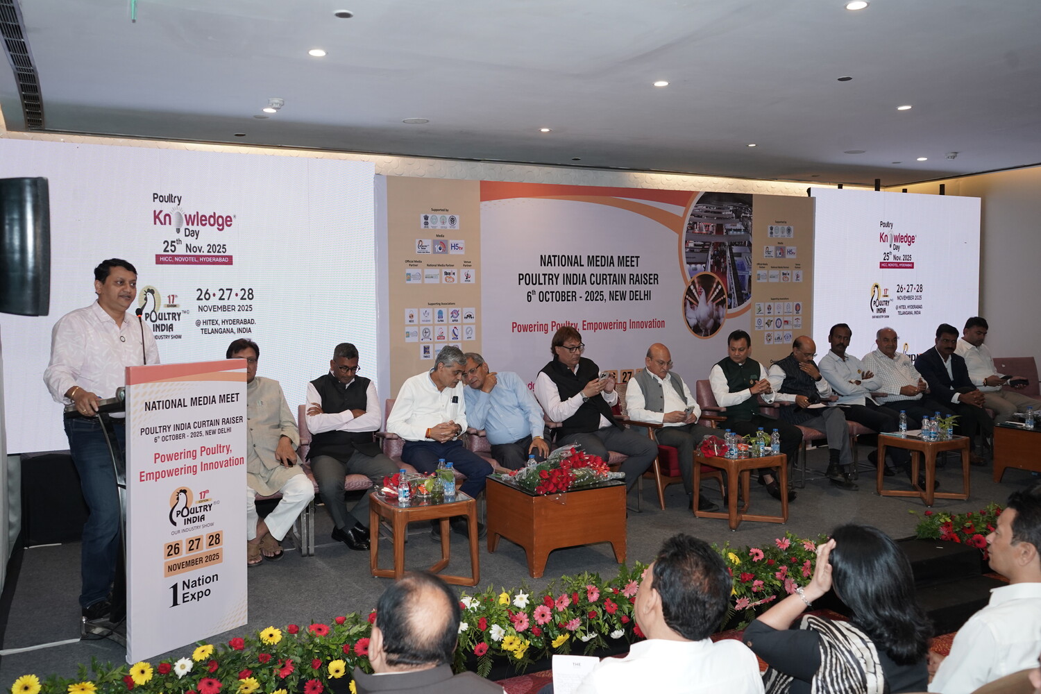 Press meet at the Curtain-Raiser, New Delhi