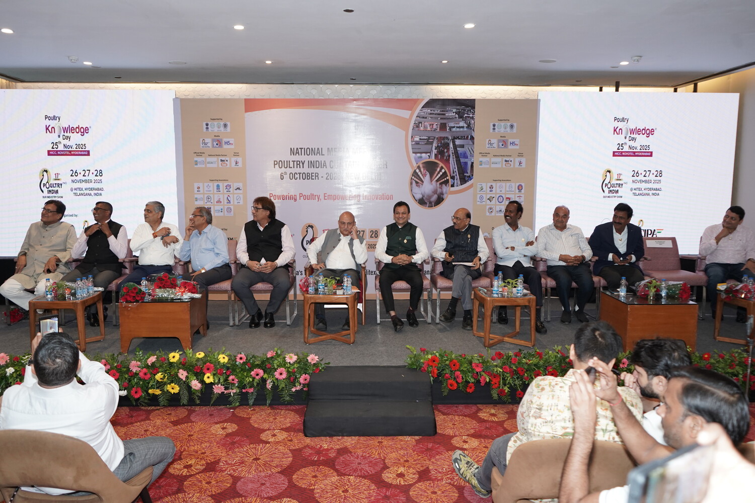 Industry leaders and media at the Curtain-Raiser