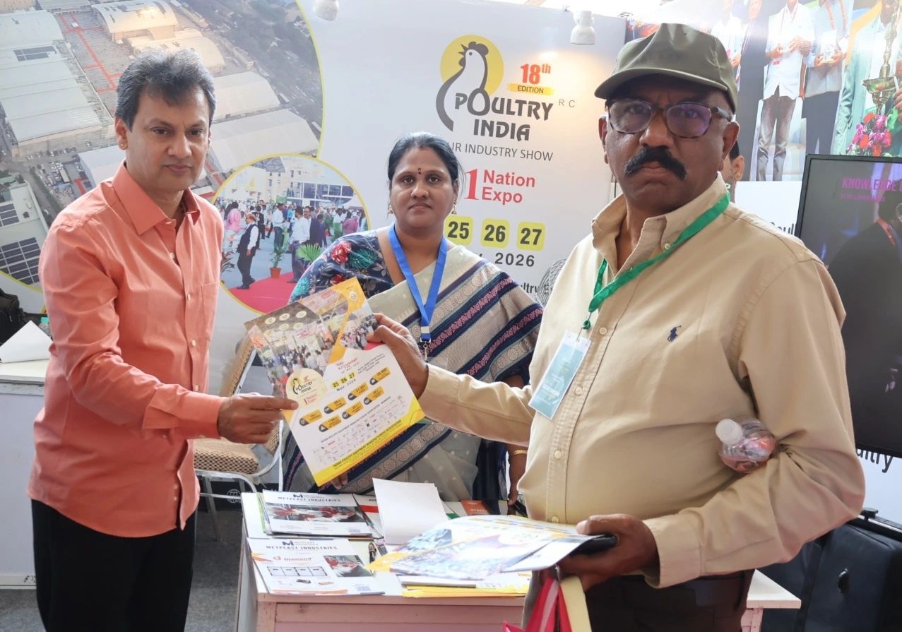Mr. Uday Singh Bayas with the distinguished guest at AGRI SHOW Hyderabad 2026
