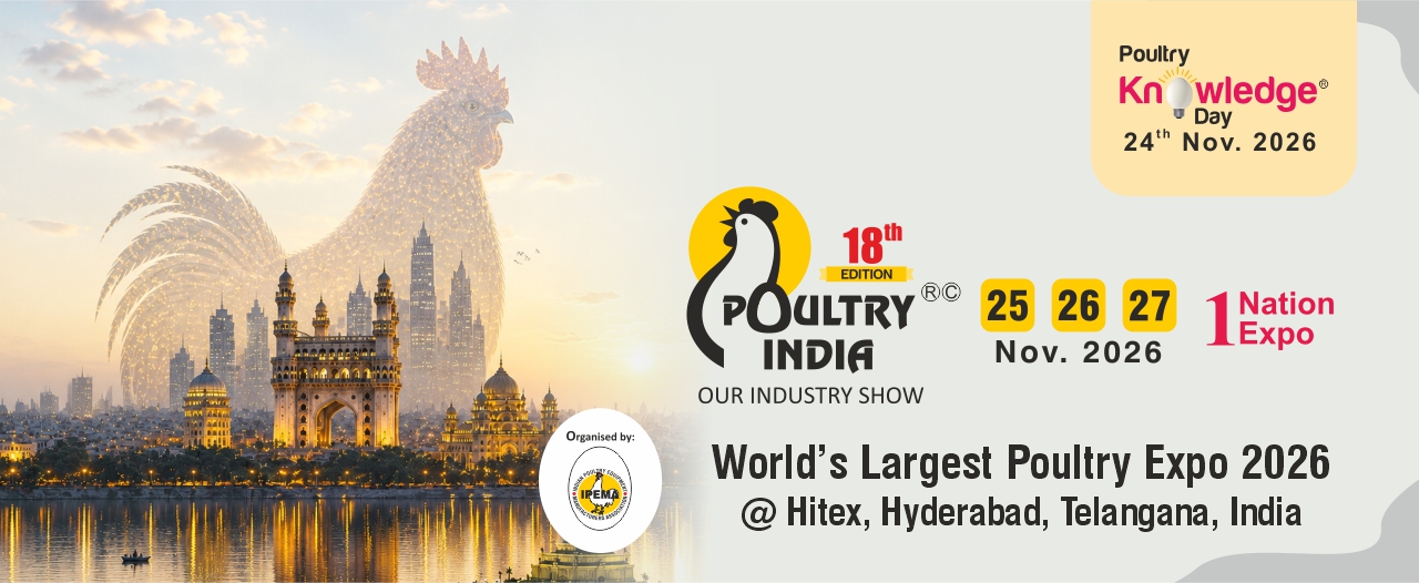 World's Largest Poultry Expo 2026 — 25, 26, 27 November 2026 at HITEX, Hyderabad, with Knowledge Day on 24 November