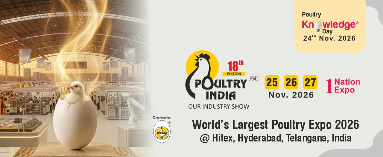 World's Largest Poultry Expo 2026 — 25, 26, 27 November 2026 at HITEX, Hyderabad, with Knowledge Day on 24 November