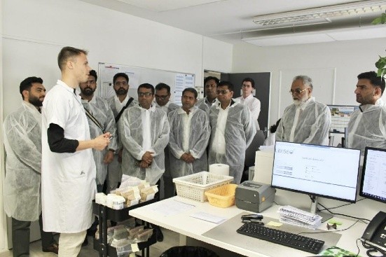 Indian delegation visits TECHNA in France