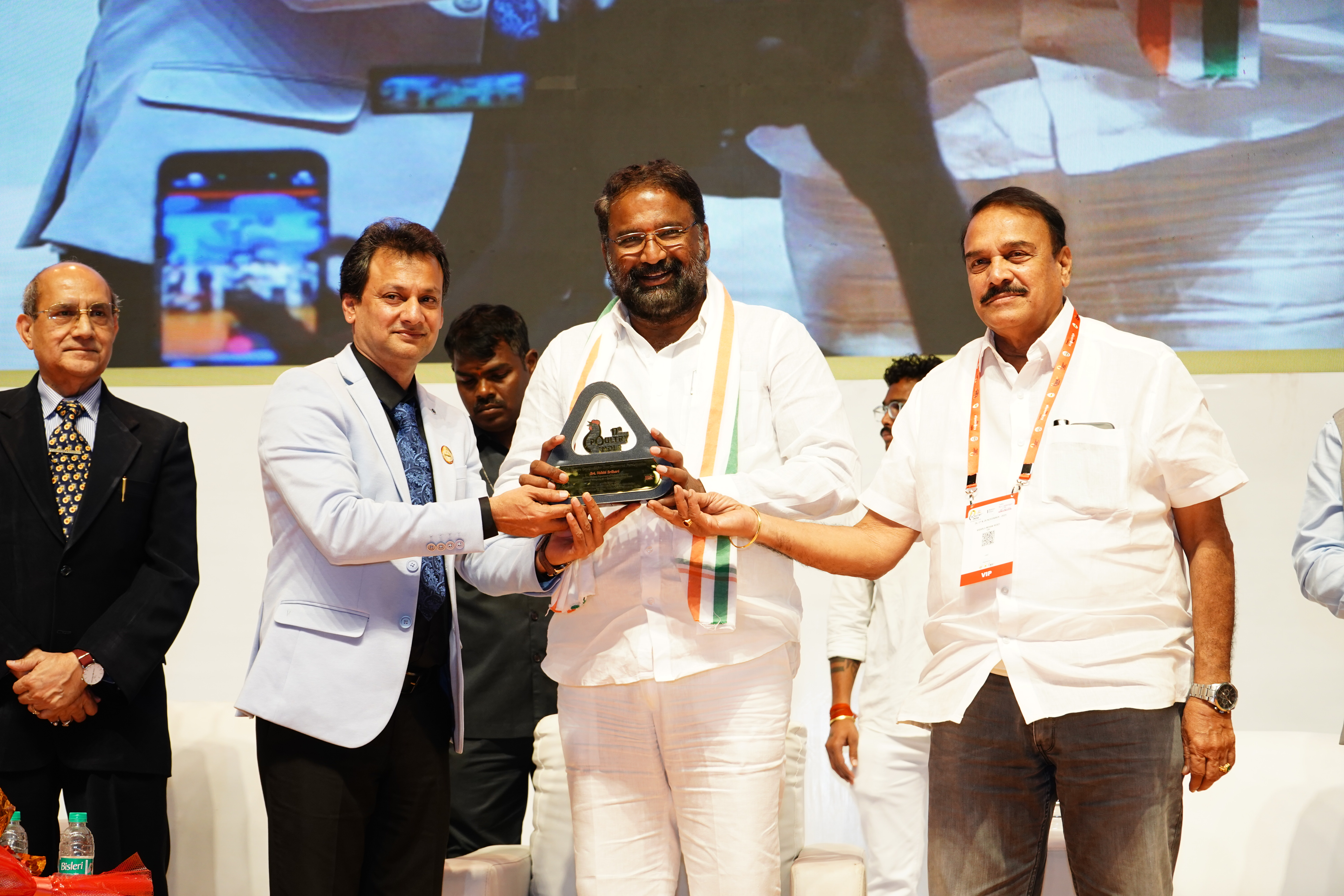 Poultry India with political leaders