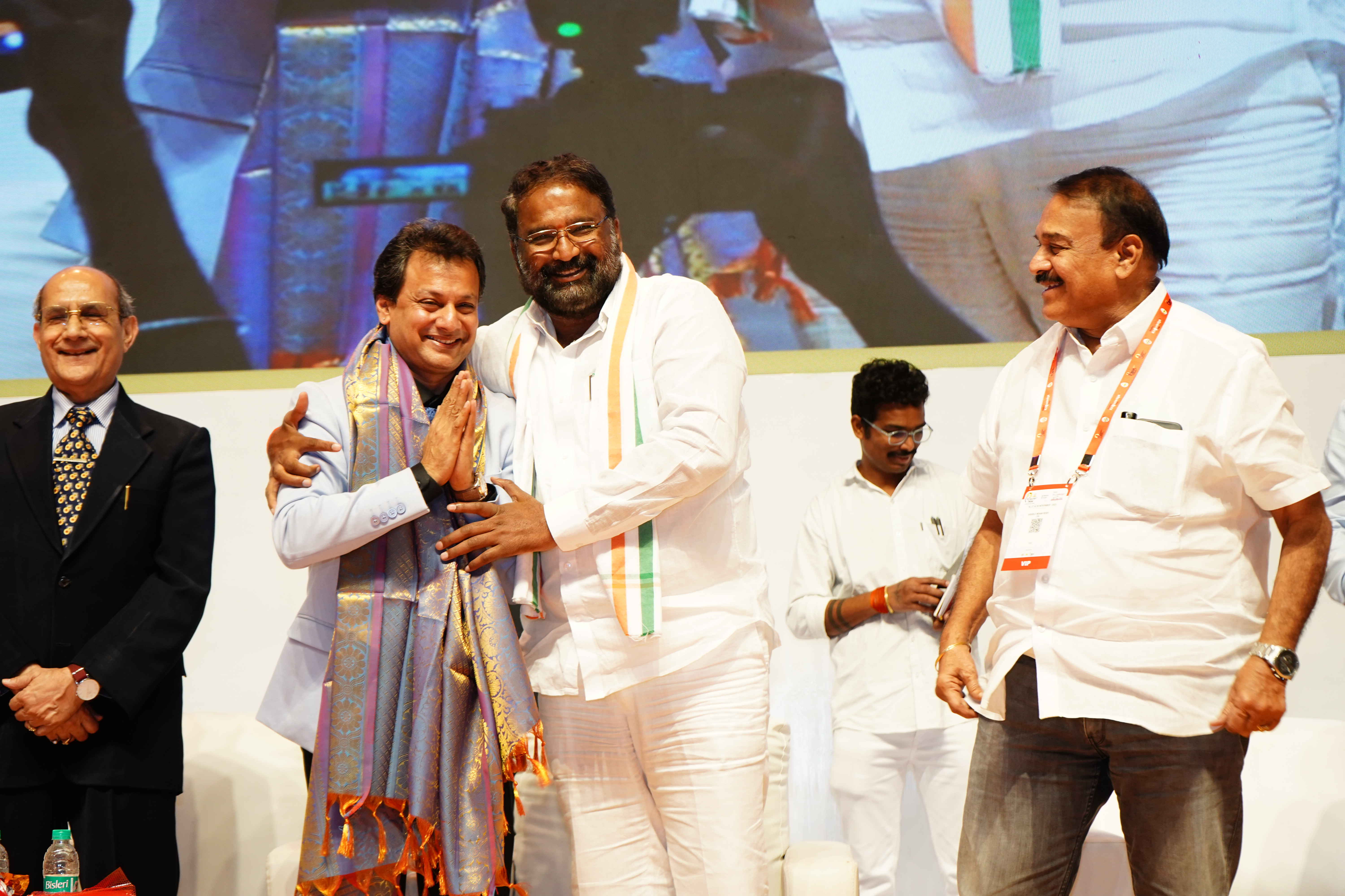 Poultry India with political leaders