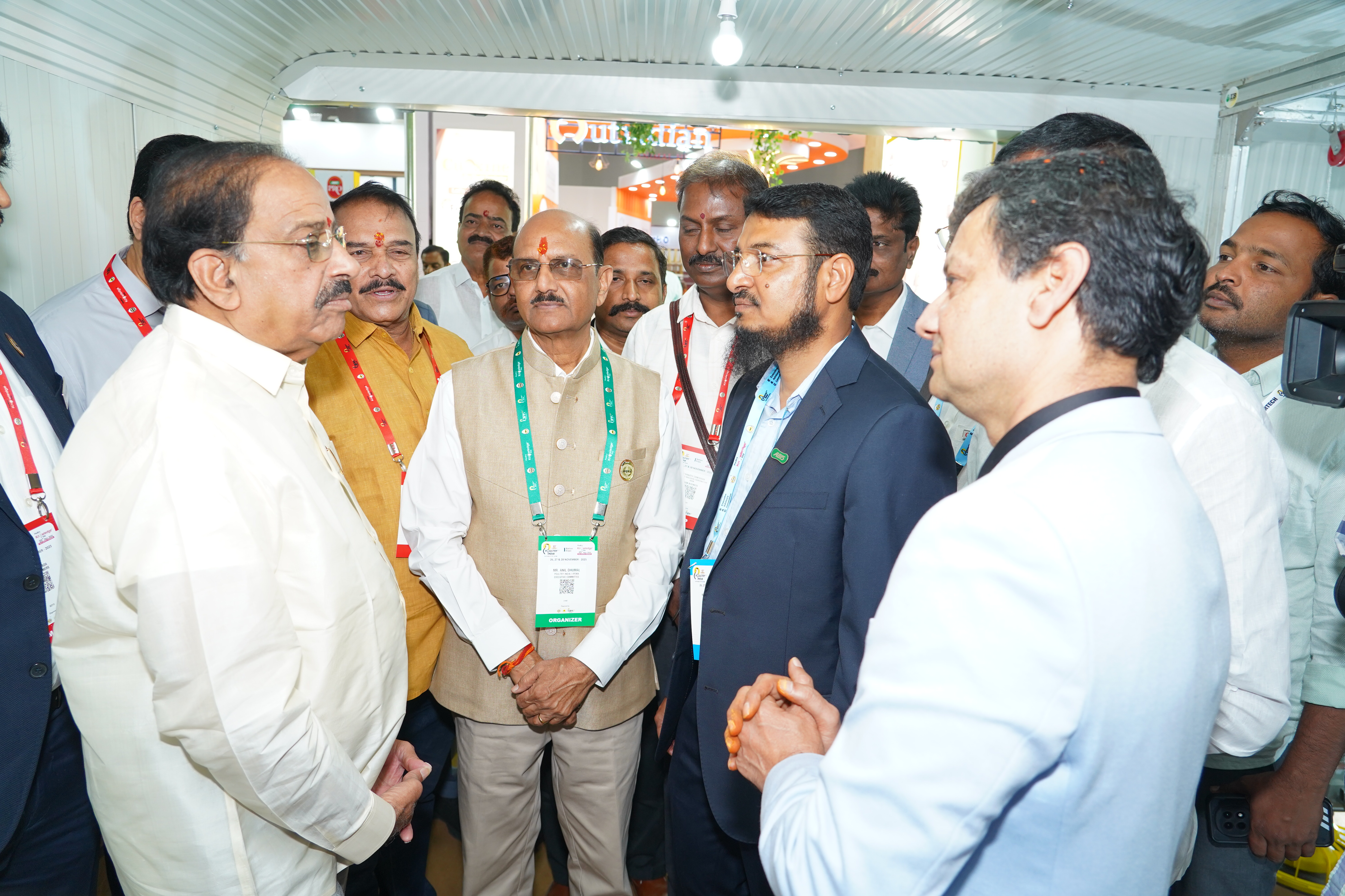 Poultry India with political leaders