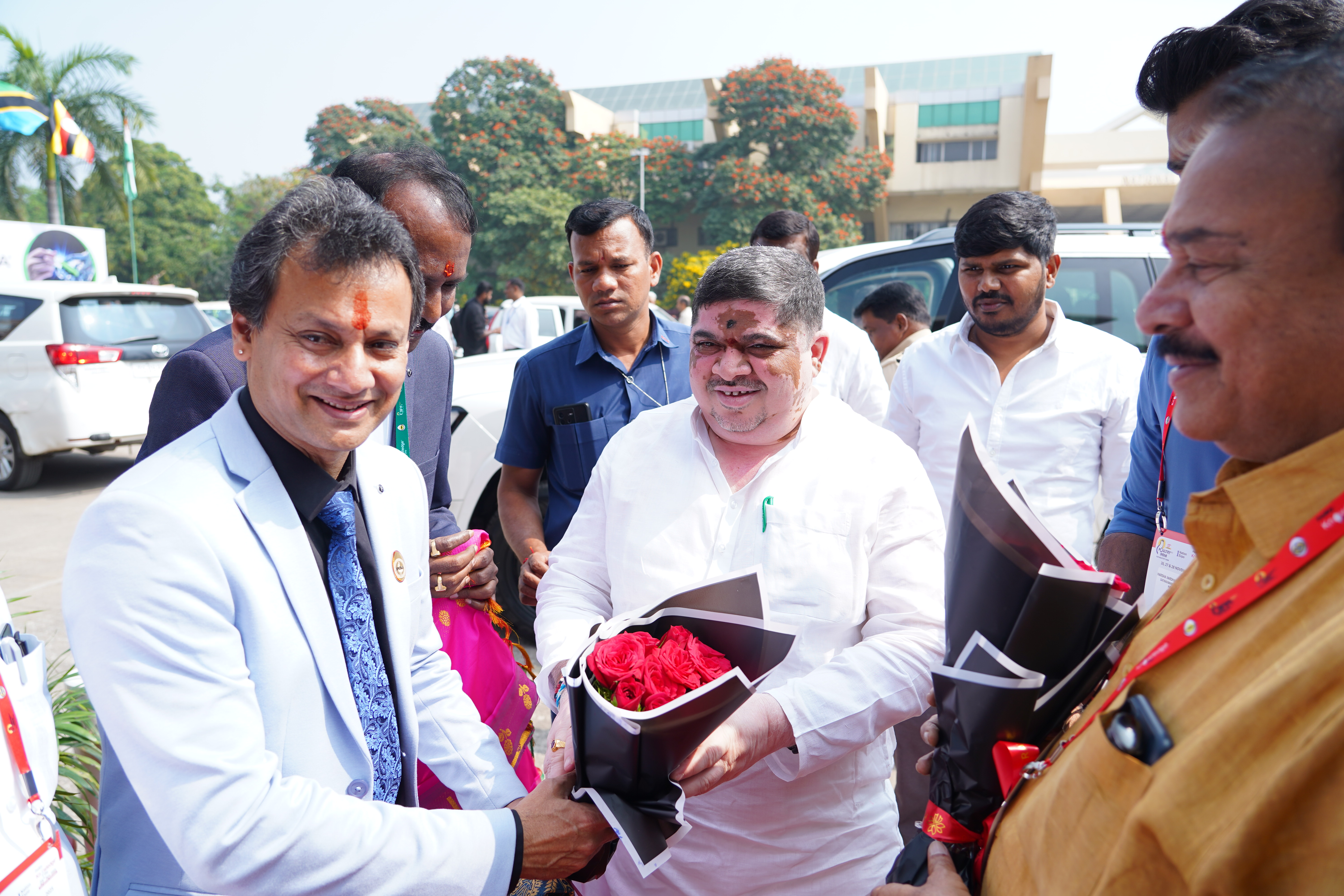 Poultry India with political leaders