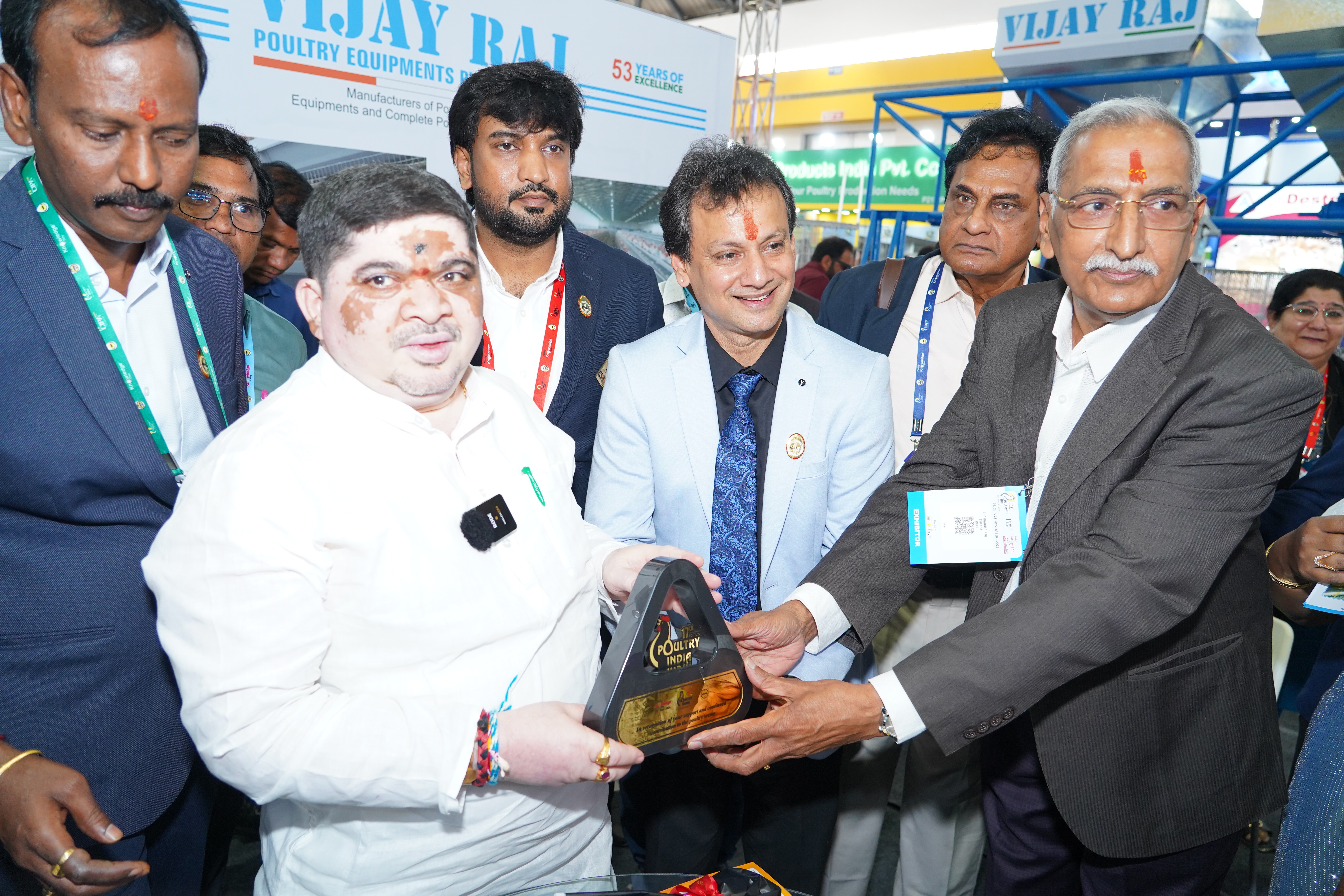 Poultry India with political leaders