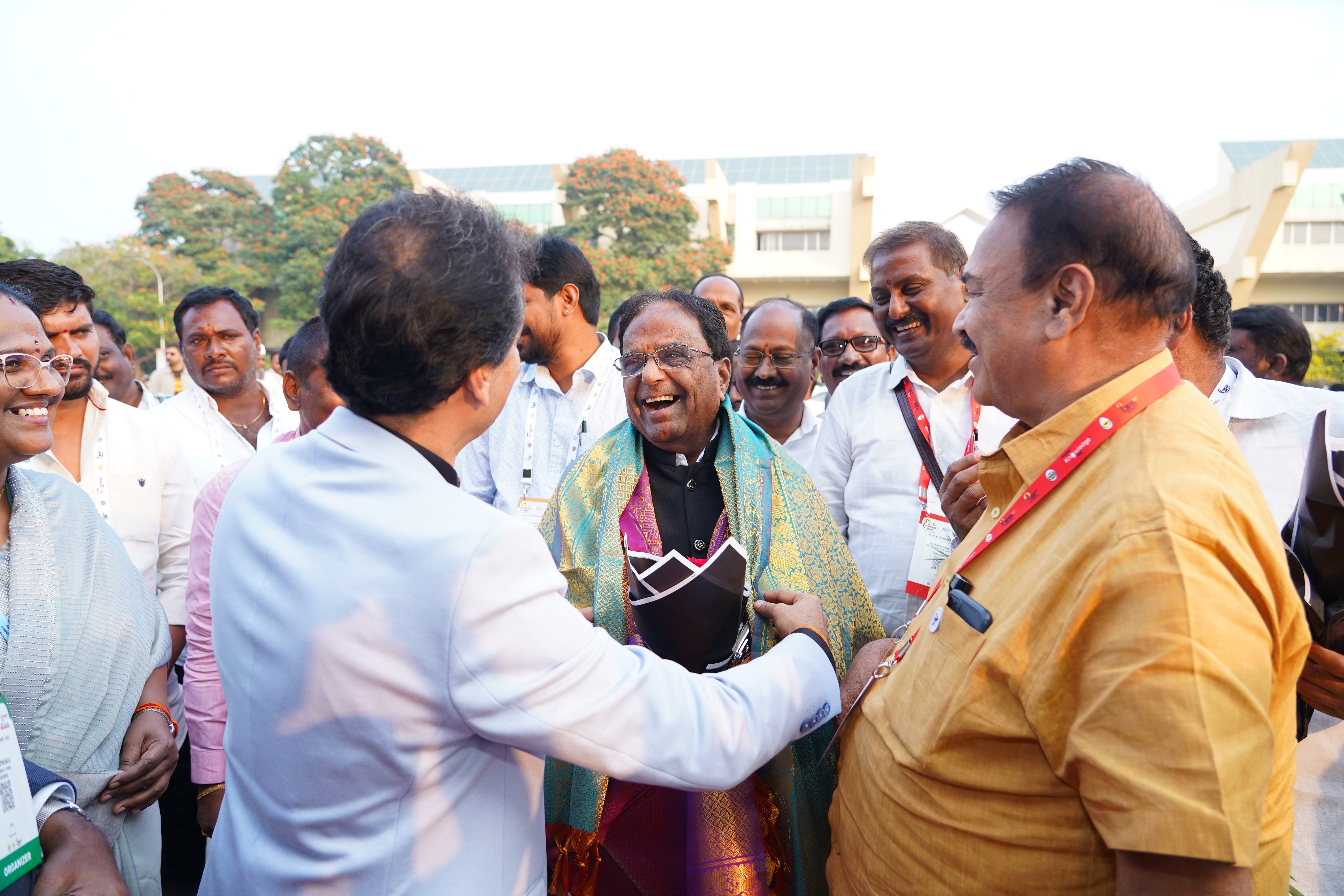 Poultry India with political leaders