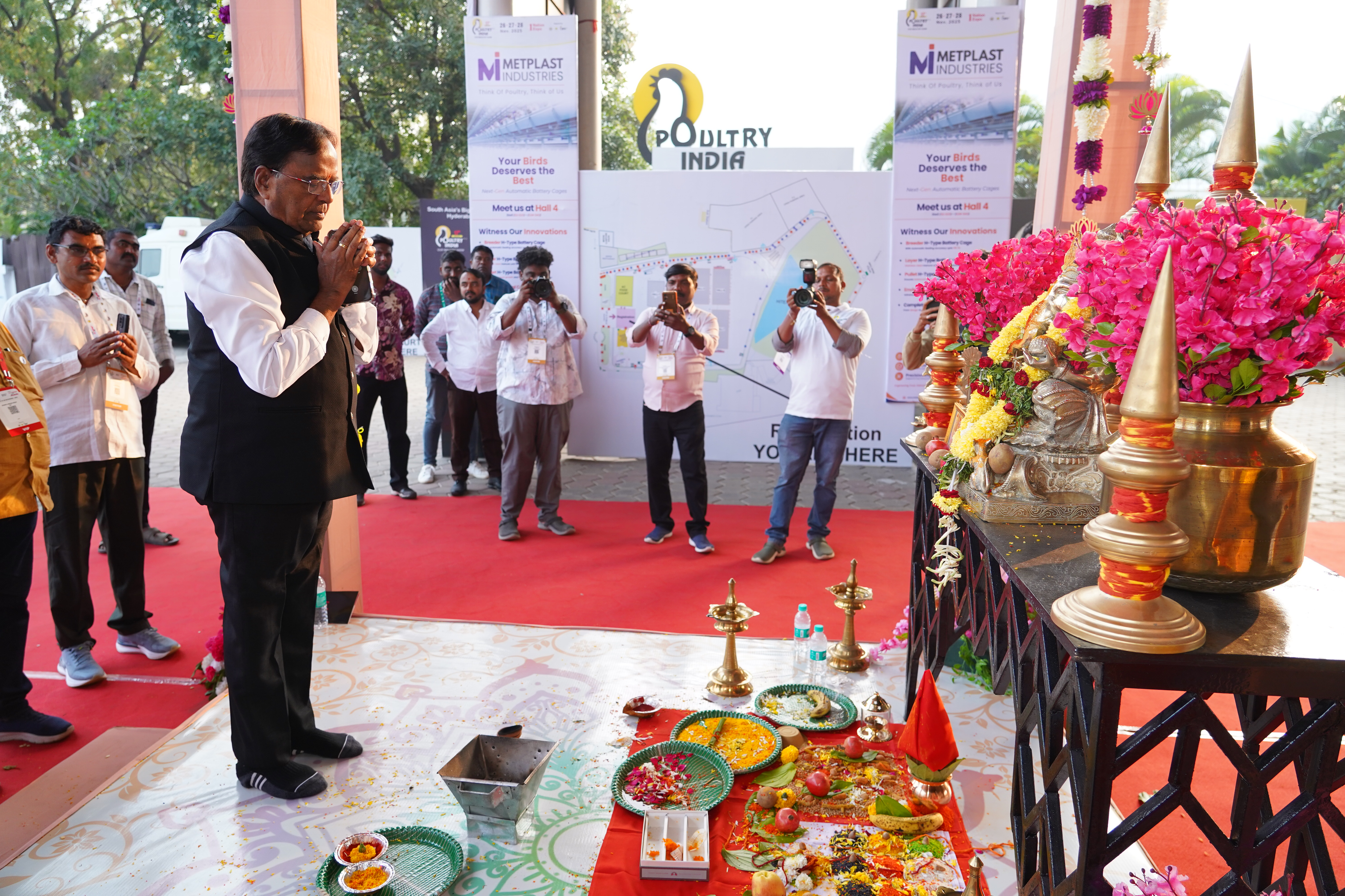Poultry India with political leaders