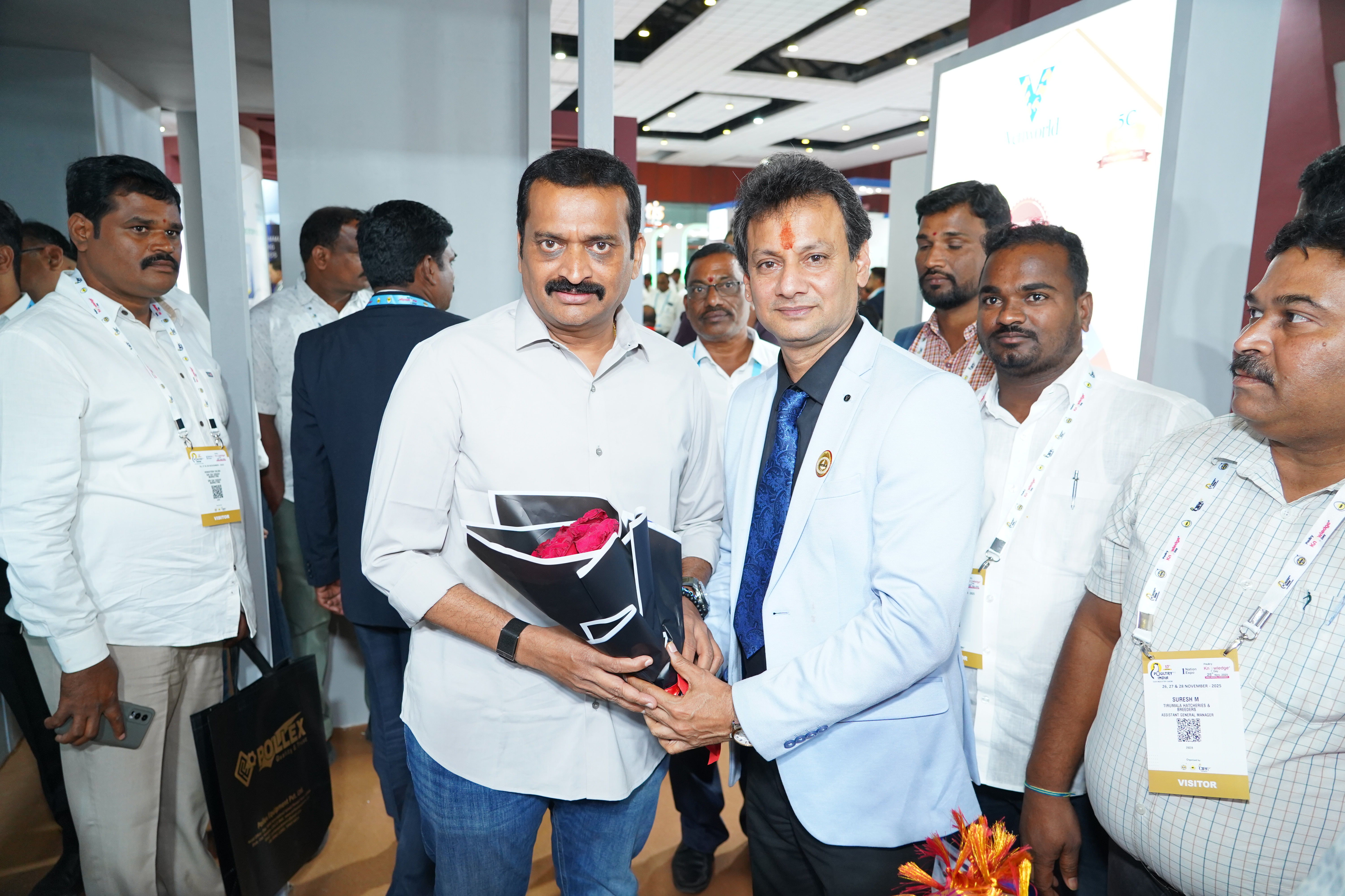 Poultry India with political leaders