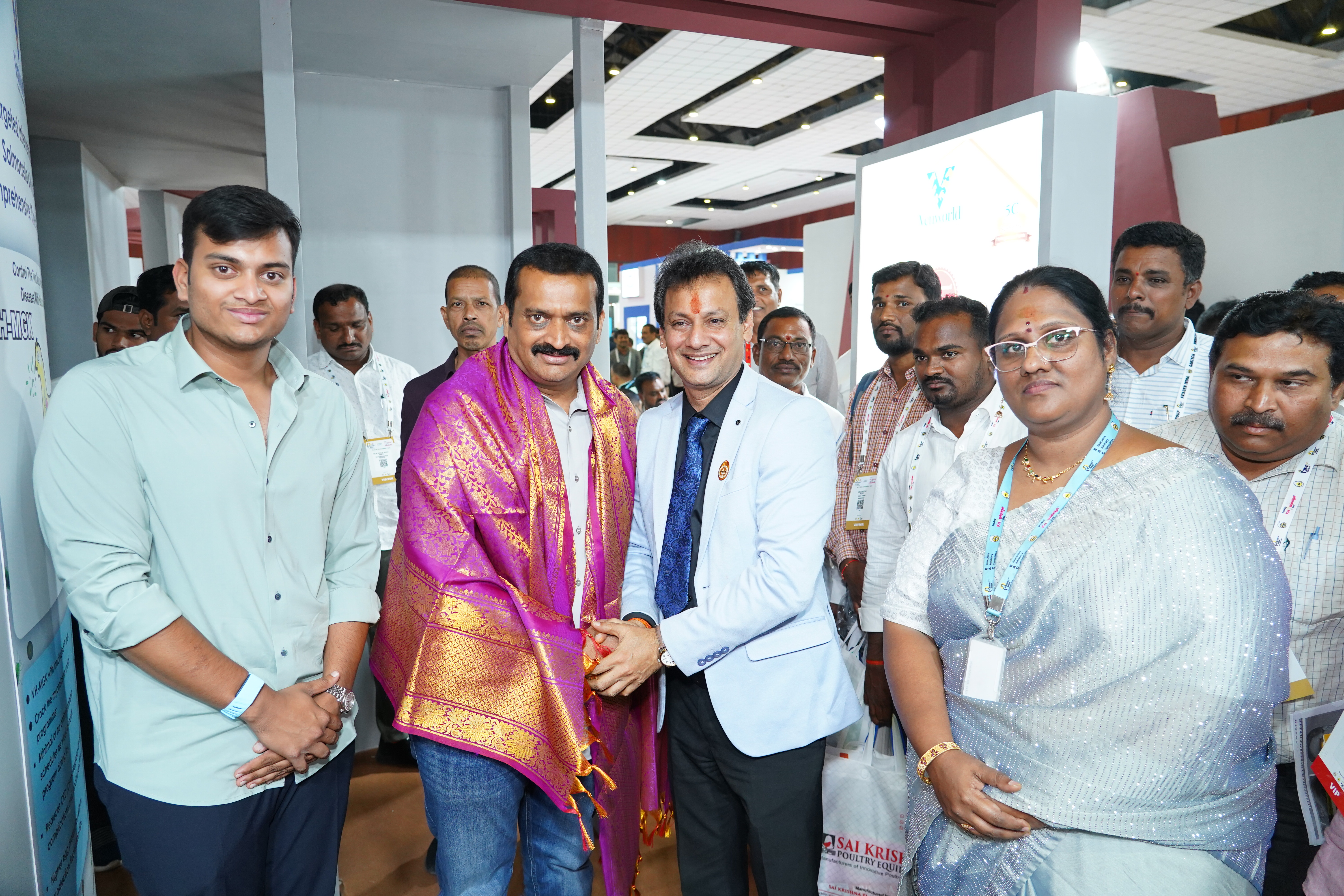Poultry India with political leaders