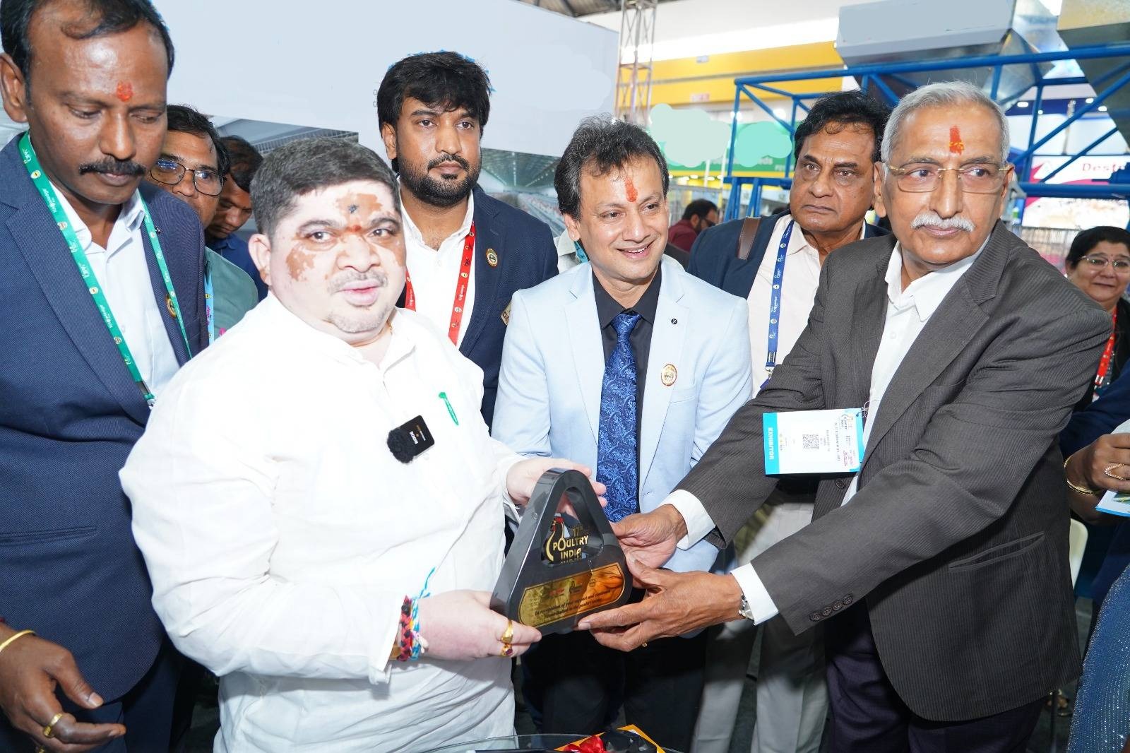 Poultry India with political leaders